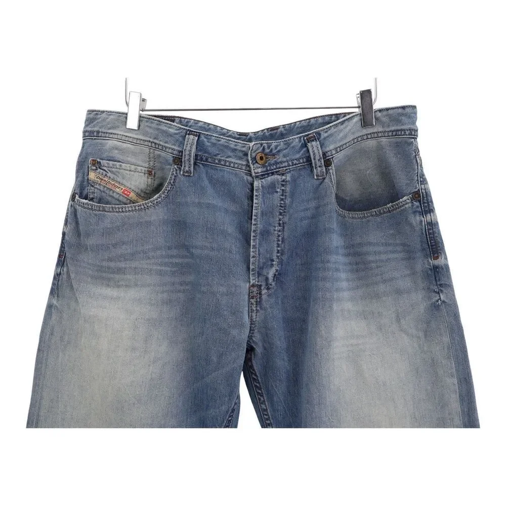 Diesel Larkee Relaxed Blue Regular Comfort Straight Jeans Mens Size 36 x 32